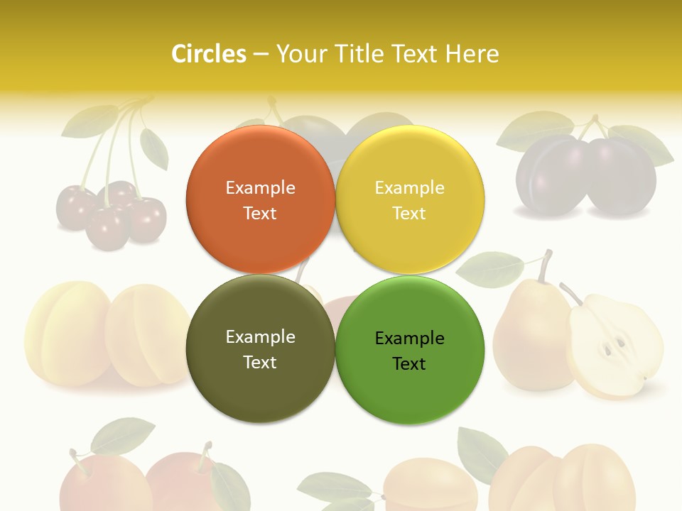 Flower Love Pattern PowerPoint Template