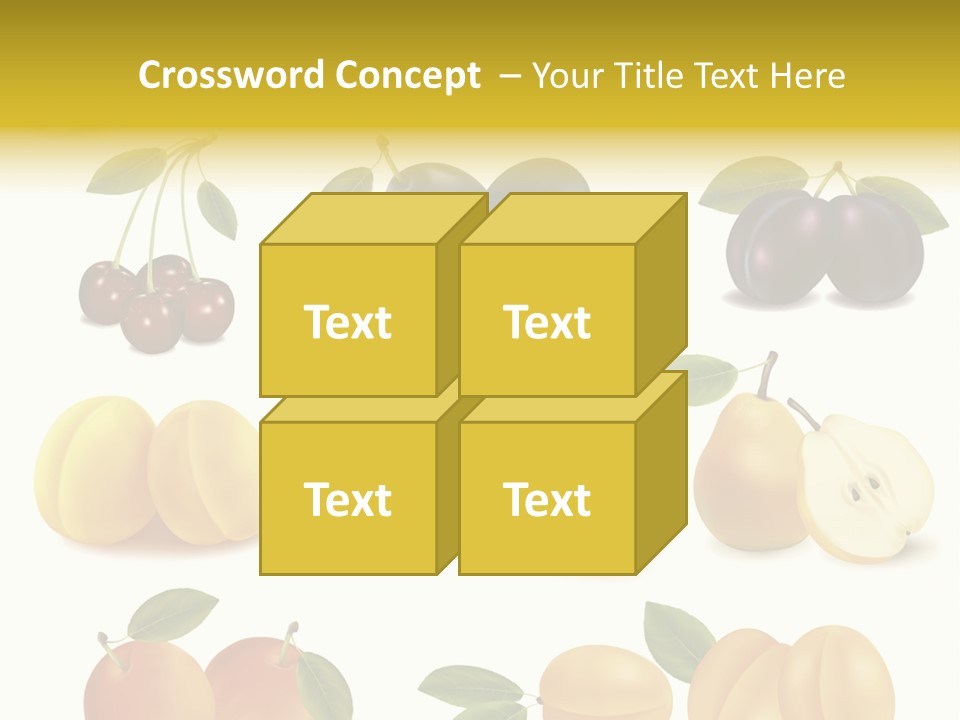 Flower Love Pattern PowerPoint Template
