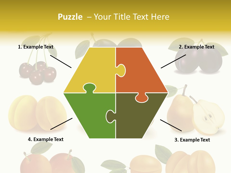 Flower Love Pattern PowerPoint Template