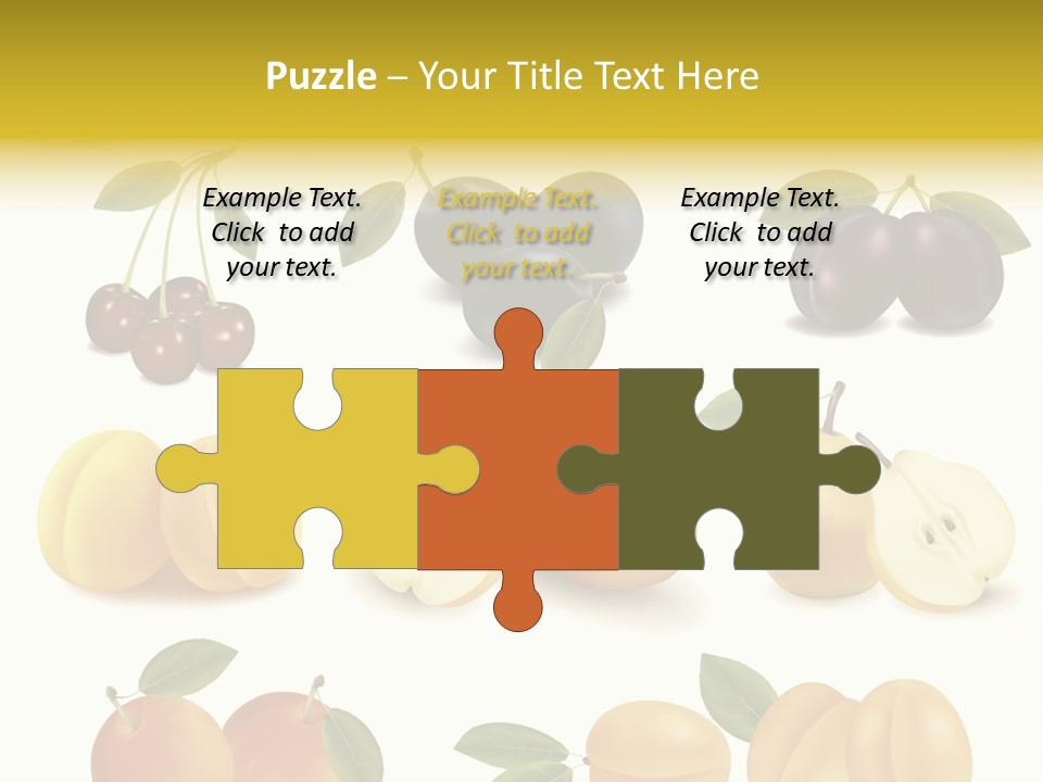 Flower Love Pattern PowerPoint Template