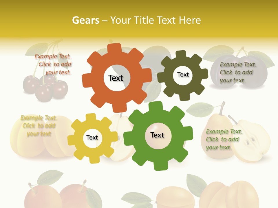 Flower Love Pattern PowerPoint Template