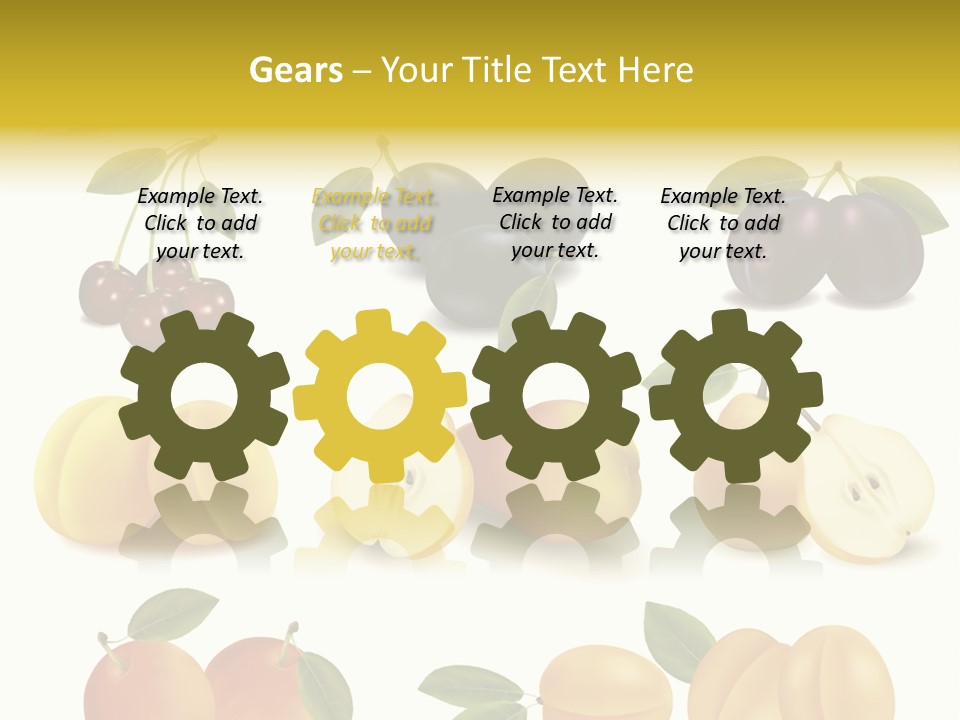 Flower Love Pattern PowerPoint Template