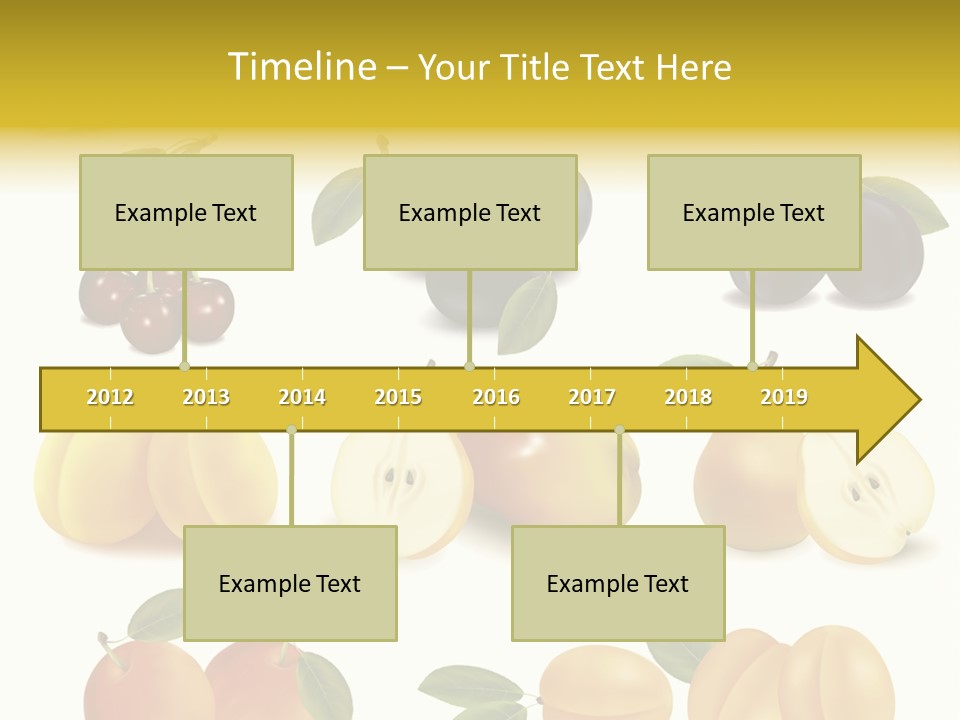 Flower Love Pattern PowerPoint Template