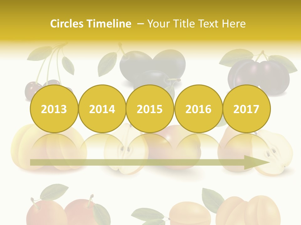 Flower Love Pattern PowerPoint Template