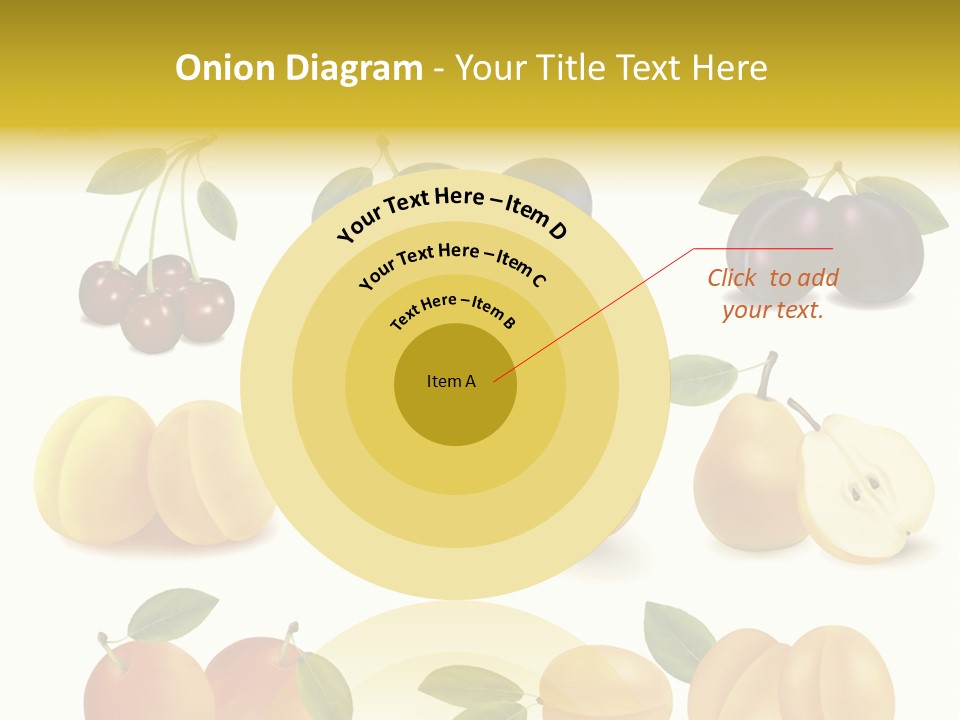 Flower Love Pattern PowerPoint Template