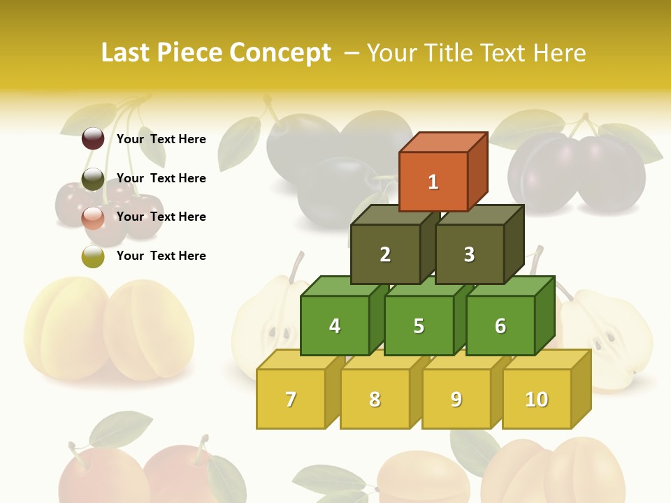 Flower Love Pattern PowerPoint Template