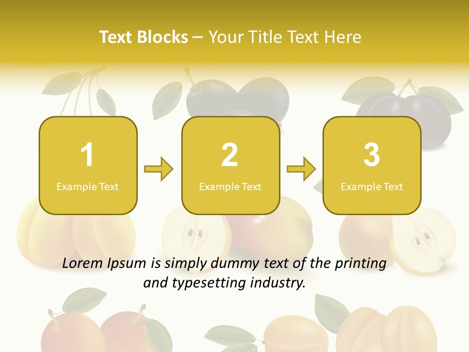 Flower Love Pattern PowerPoint Template