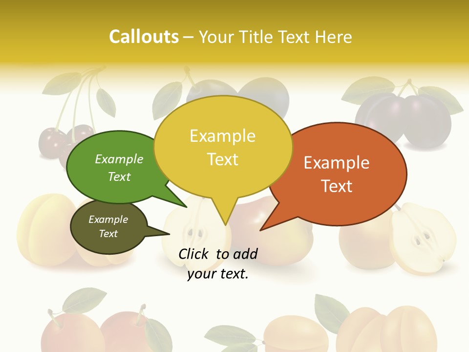 Flower Love Pattern PowerPoint Template