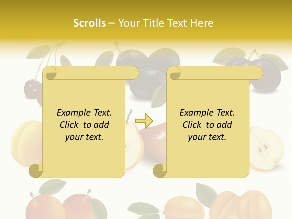 Flower Love Pattern PowerPoint Template