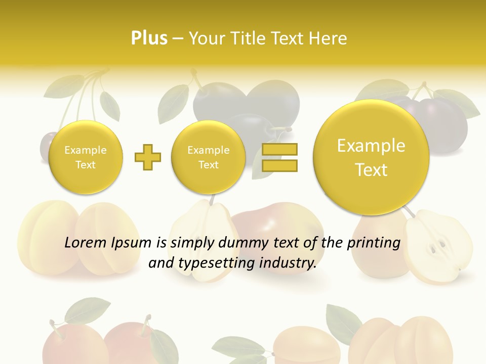 Flower Love Pattern PowerPoint Template