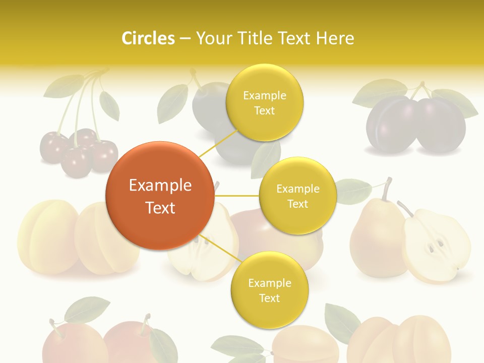 Flower Love Pattern PowerPoint Template
