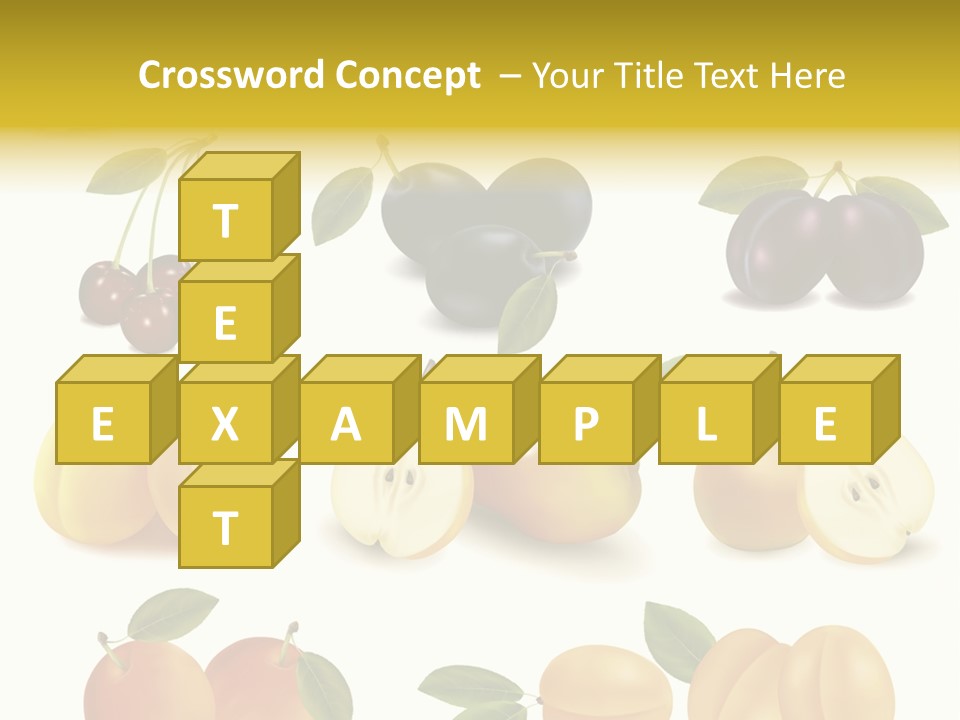 Flower Love Pattern PowerPoint Template