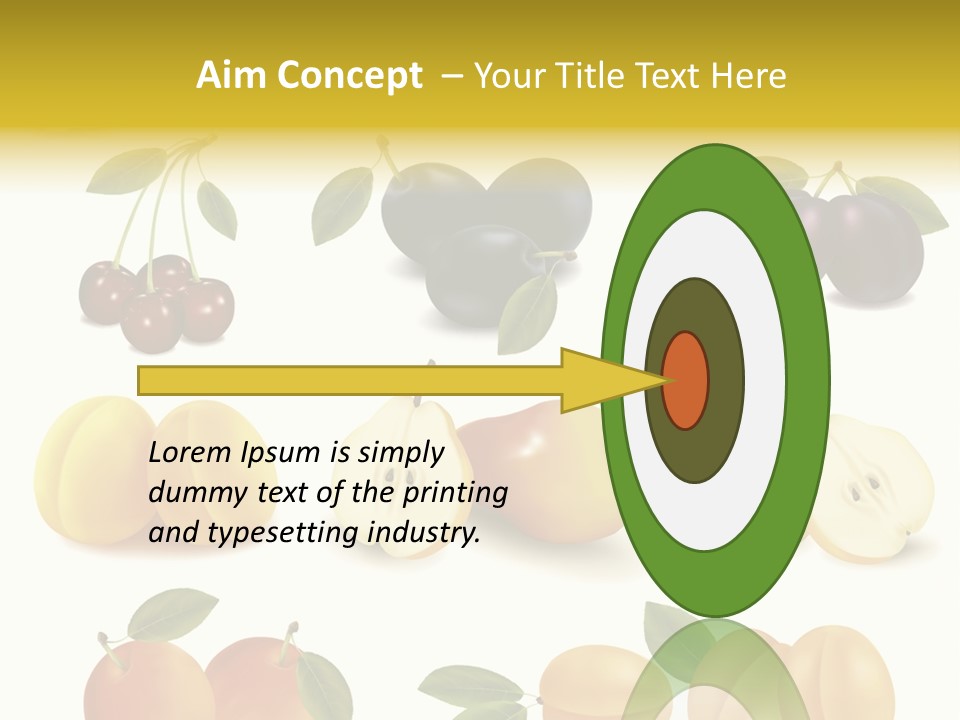 Flower Love Pattern PowerPoint Template