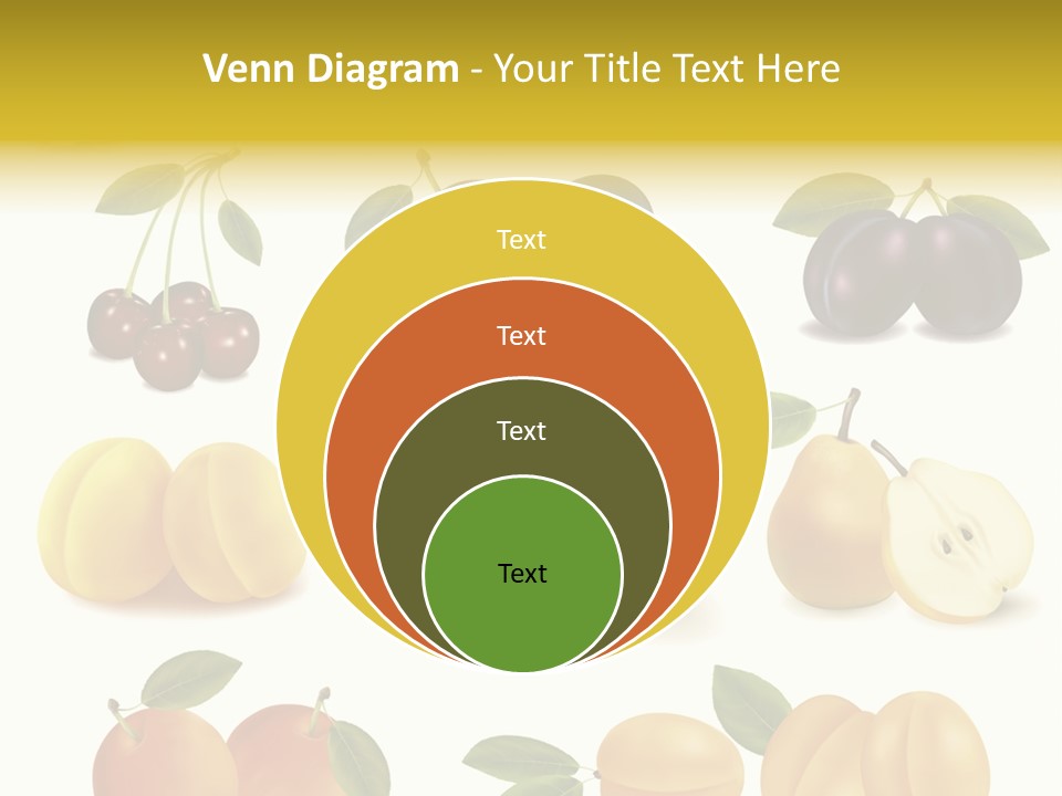 Flower Love Pattern PowerPoint Template