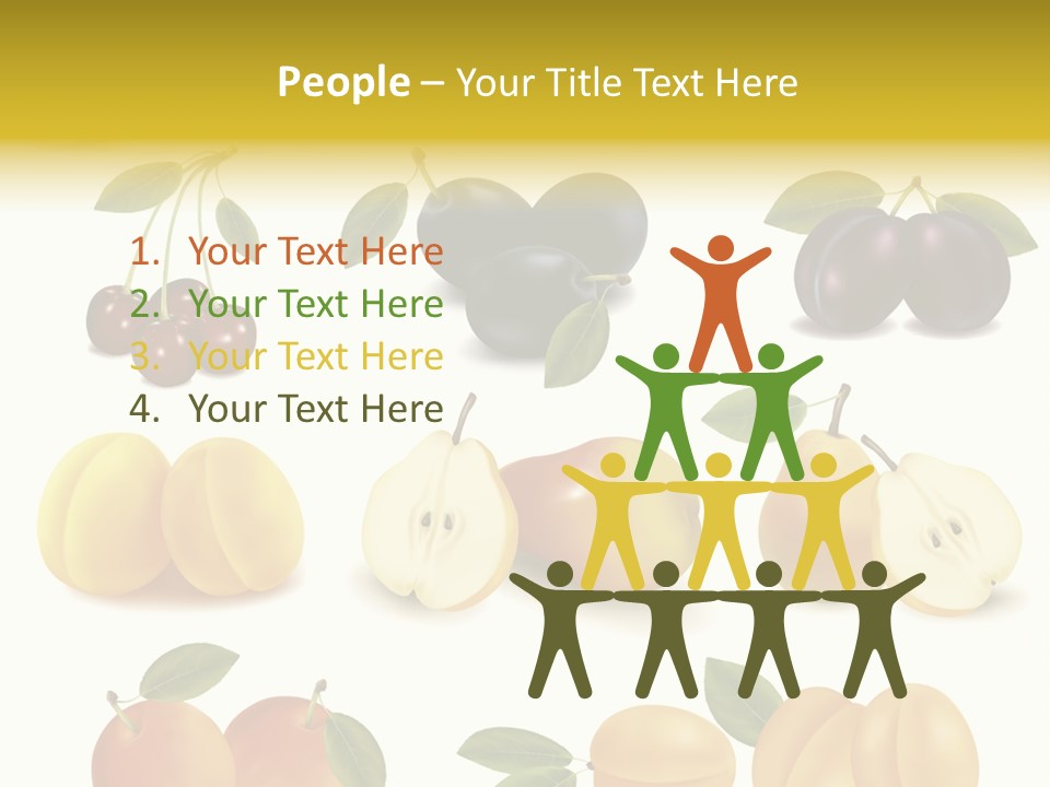 Flower Love Pattern PowerPoint Template