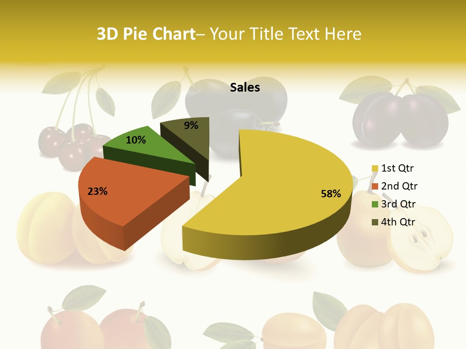 Flower Love Pattern PowerPoint Template