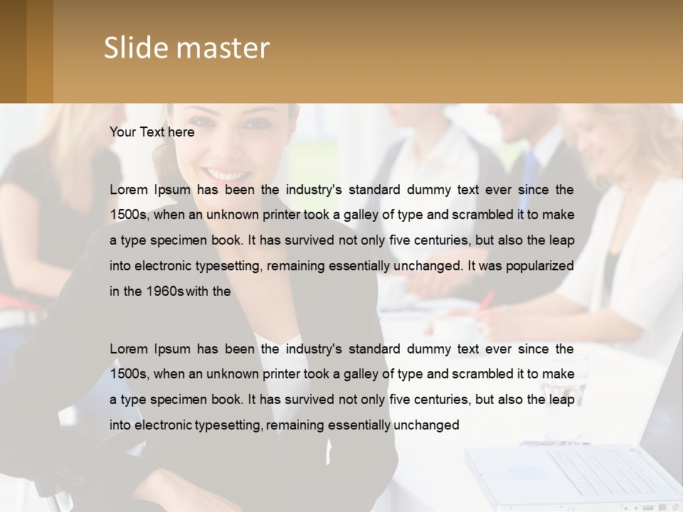 Shape Flower Hat PowerPoint Template