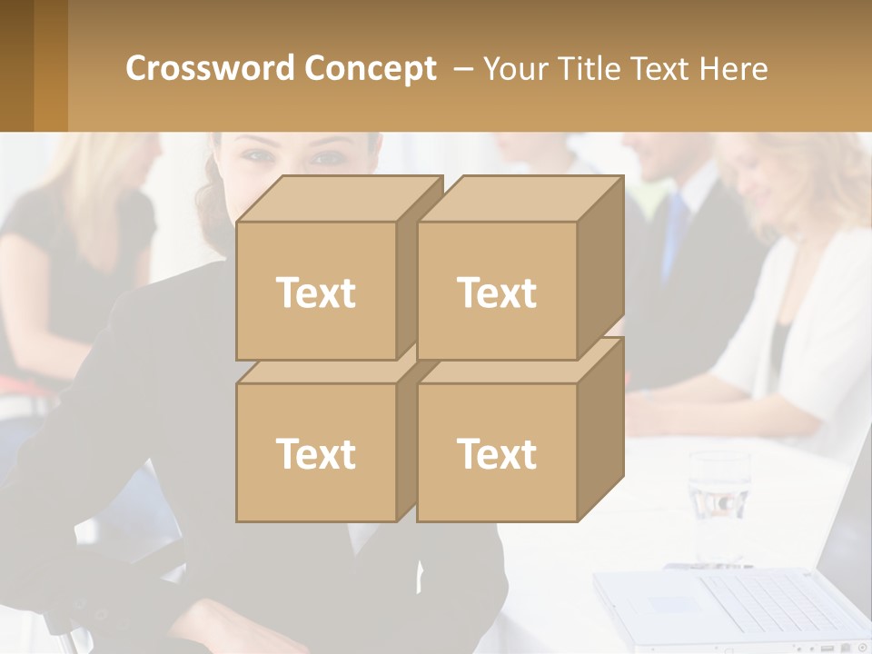 Shape Flower Hat PowerPoint Template