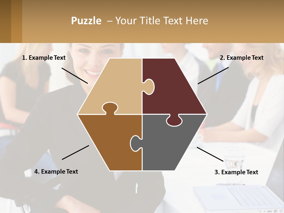 Shape Flower Hat PowerPoint Template