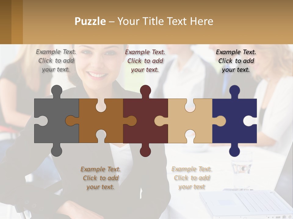 Shape Flower Hat PowerPoint Template