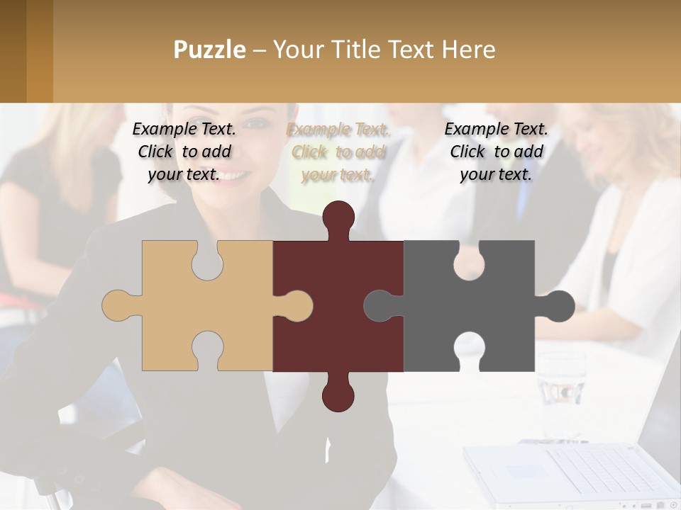 Shape Flower Hat PowerPoint Template