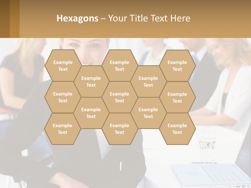 Shape Flower Hat PowerPoint Template