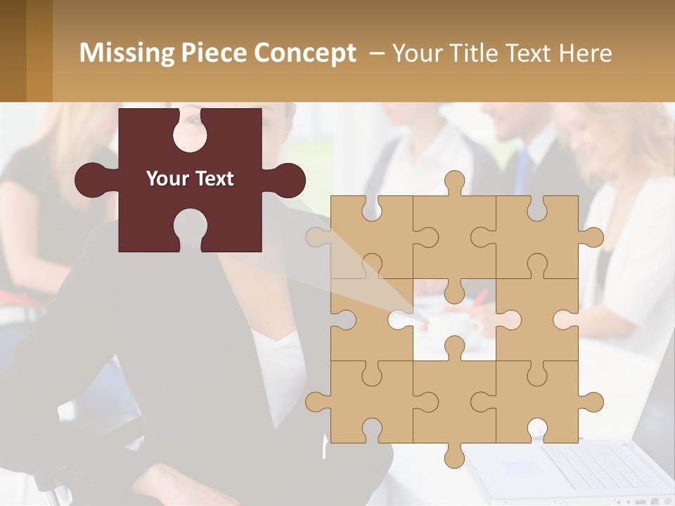 Shape Flower Hat PowerPoint Template