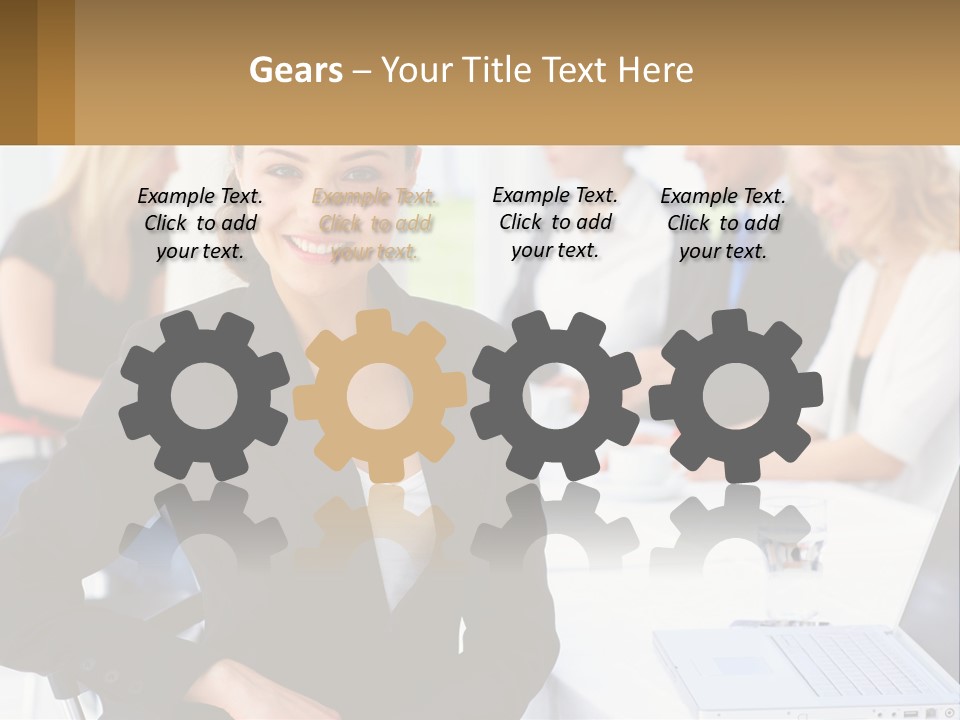 Shape Flower Hat PowerPoint Template