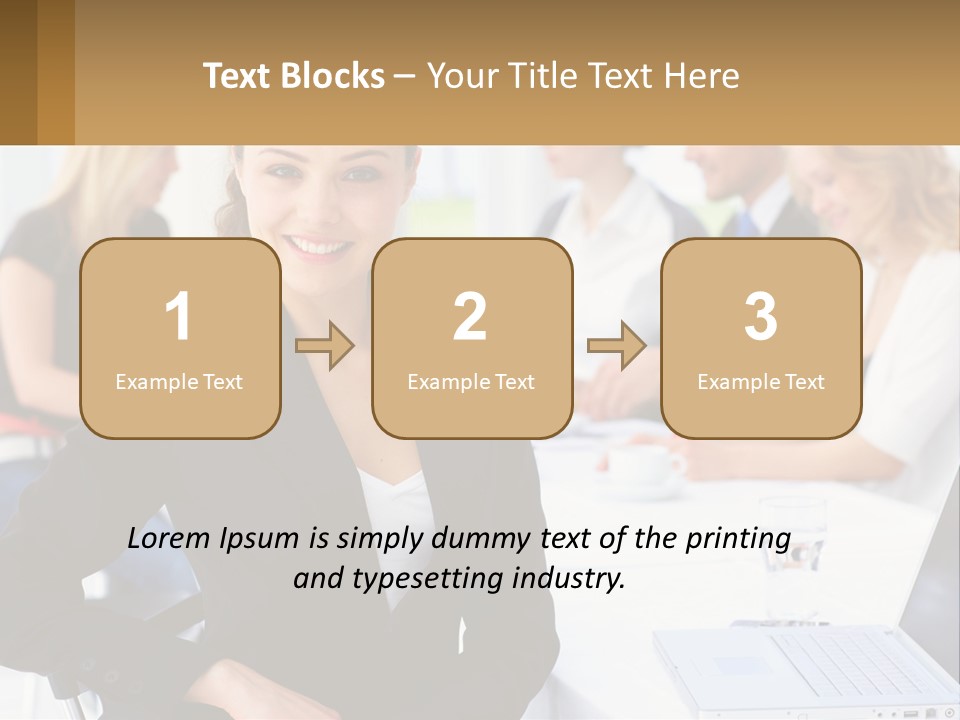 Shape Flower Hat PowerPoint Template