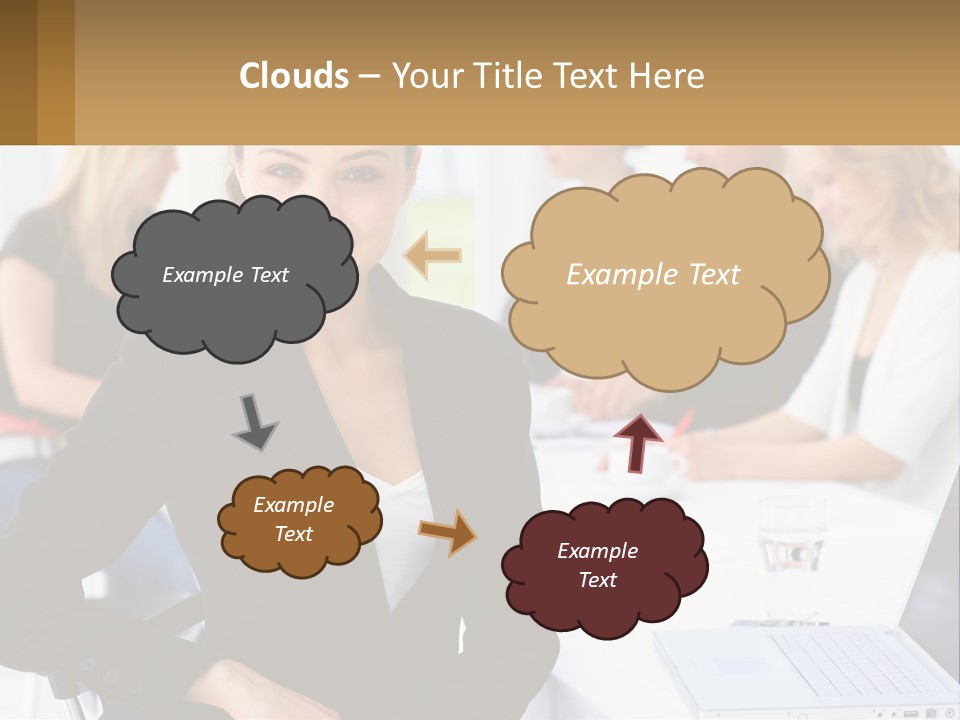 Shape Flower Hat PowerPoint Template