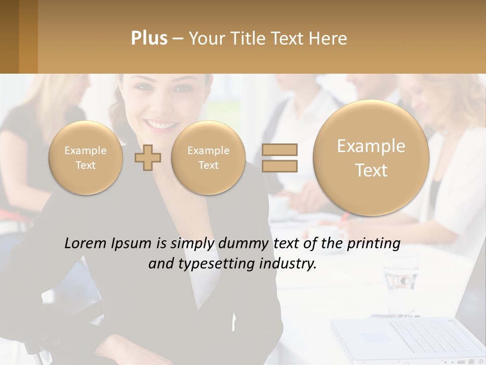 Shape Flower Hat PowerPoint Template