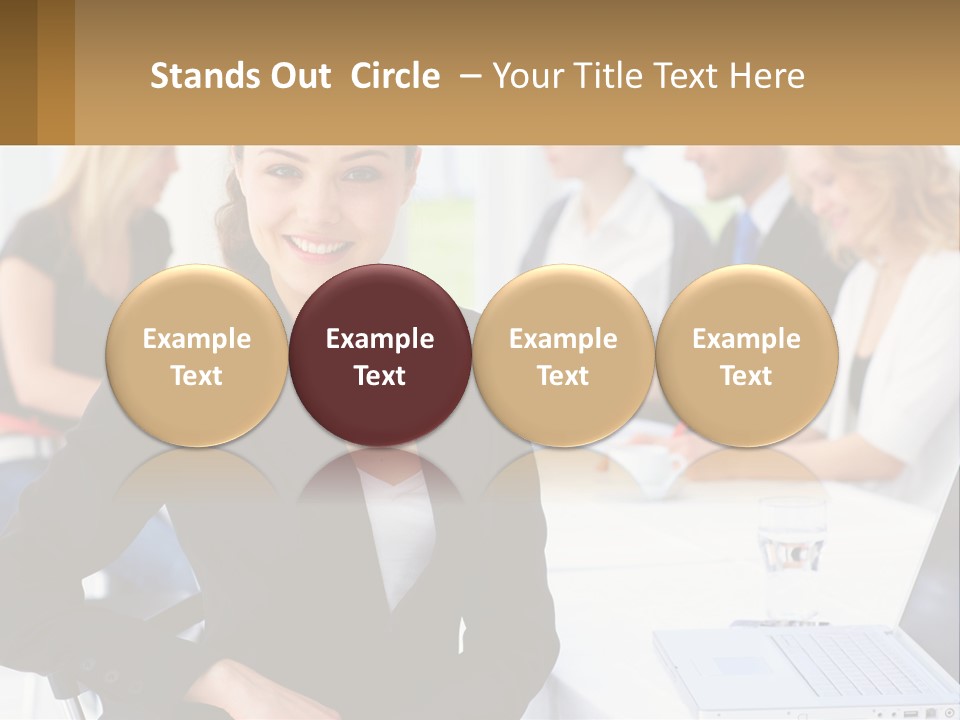 Shape Flower Hat PowerPoint Template