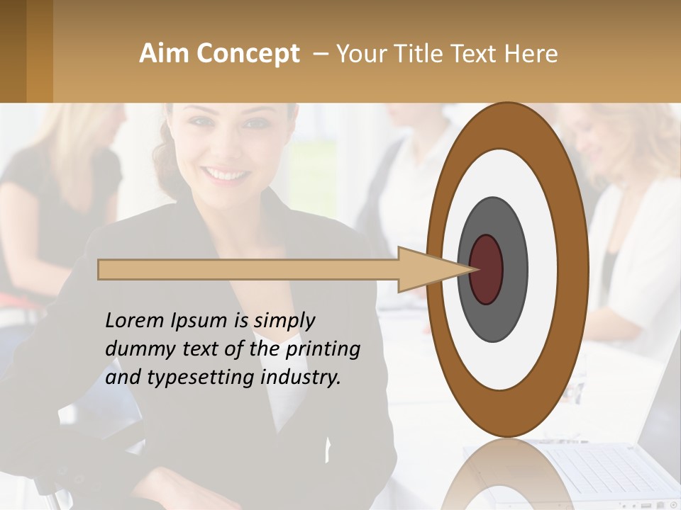 Shape Flower Hat PowerPoint Template