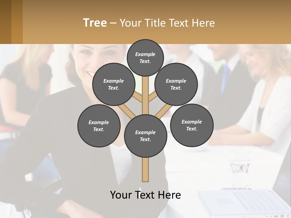 Shape Flower Hat PowerPoint Template