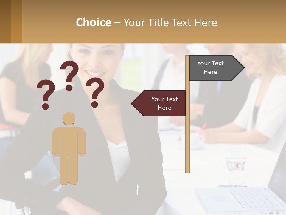 Shape Flower Hat PowerPoint Template