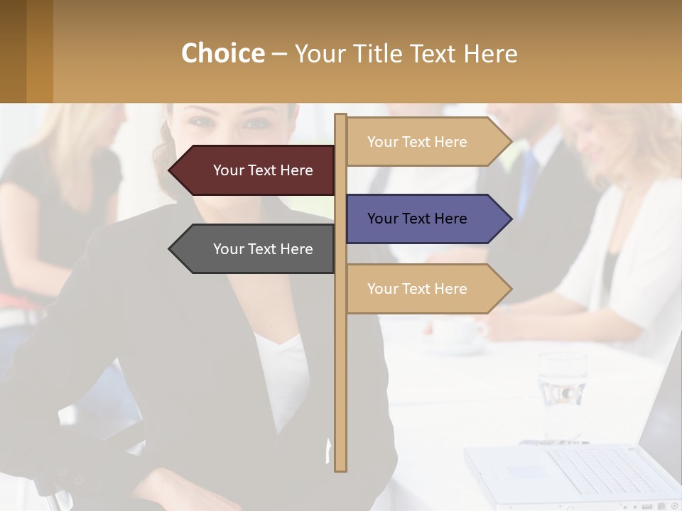 Shape Flower Hat PowerPoint Template