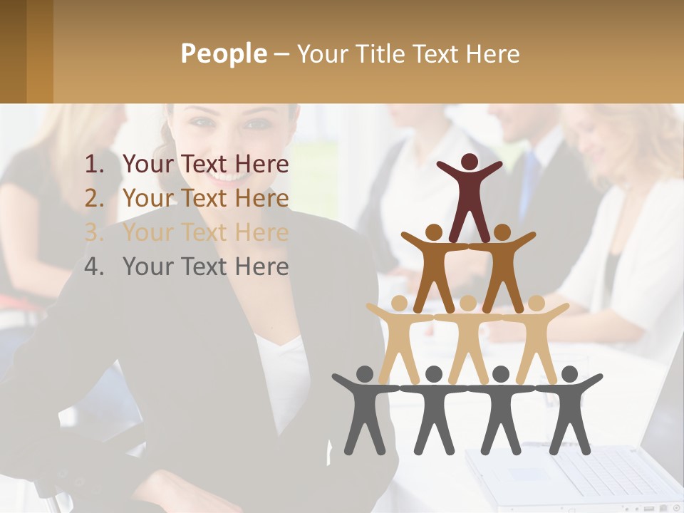 Shape Flower Hat PowerPoint Template