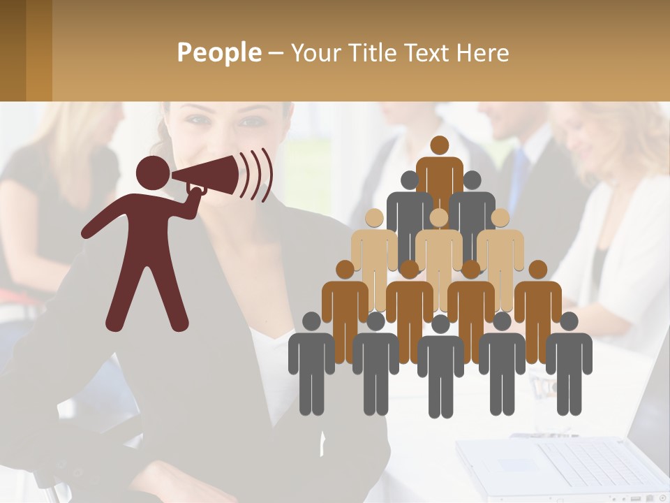 Shape Flower Hat PowerPoint Template