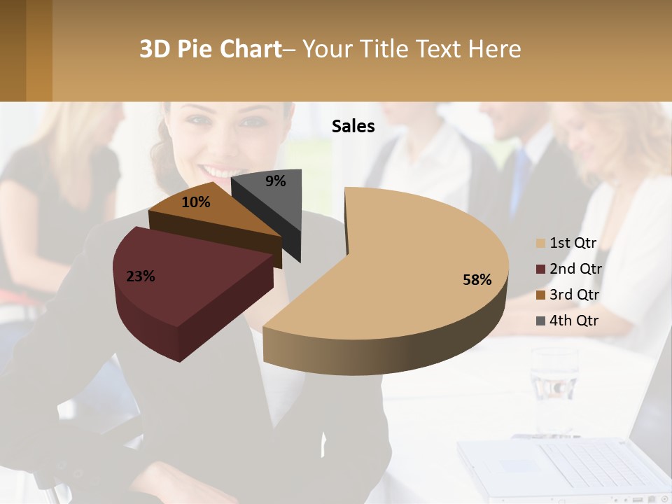 Shape Flower Hat PowerPoint Template