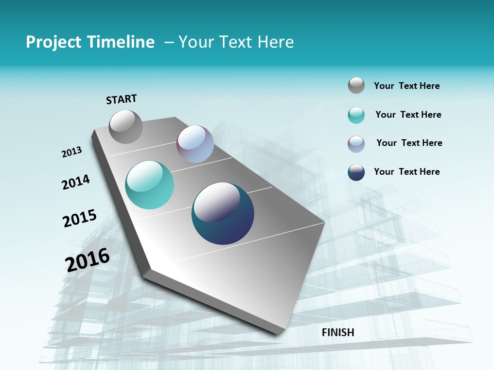 Flag Party Postage PowerPoint Template