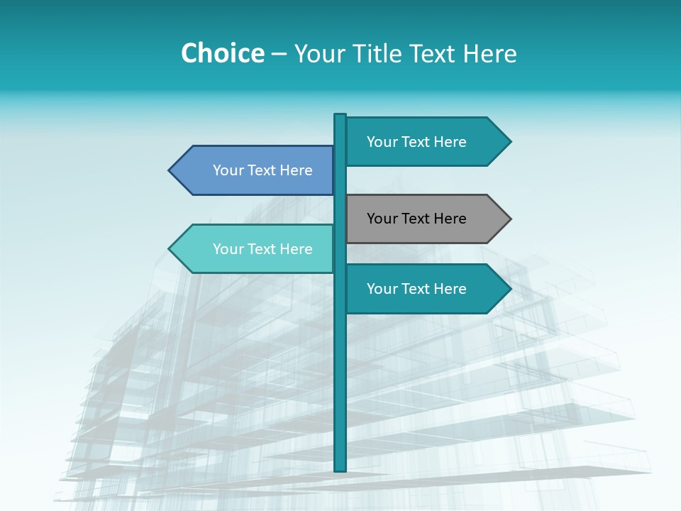 Flag Party Postage PowerPoint Template