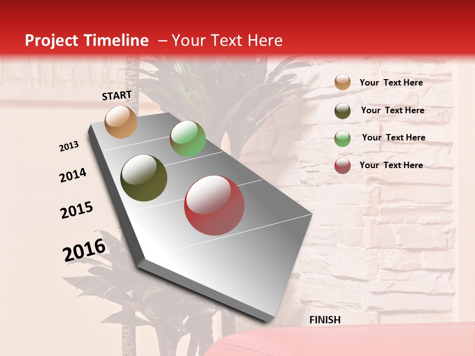 Girl Happiness Cartoon PowerPoint Template