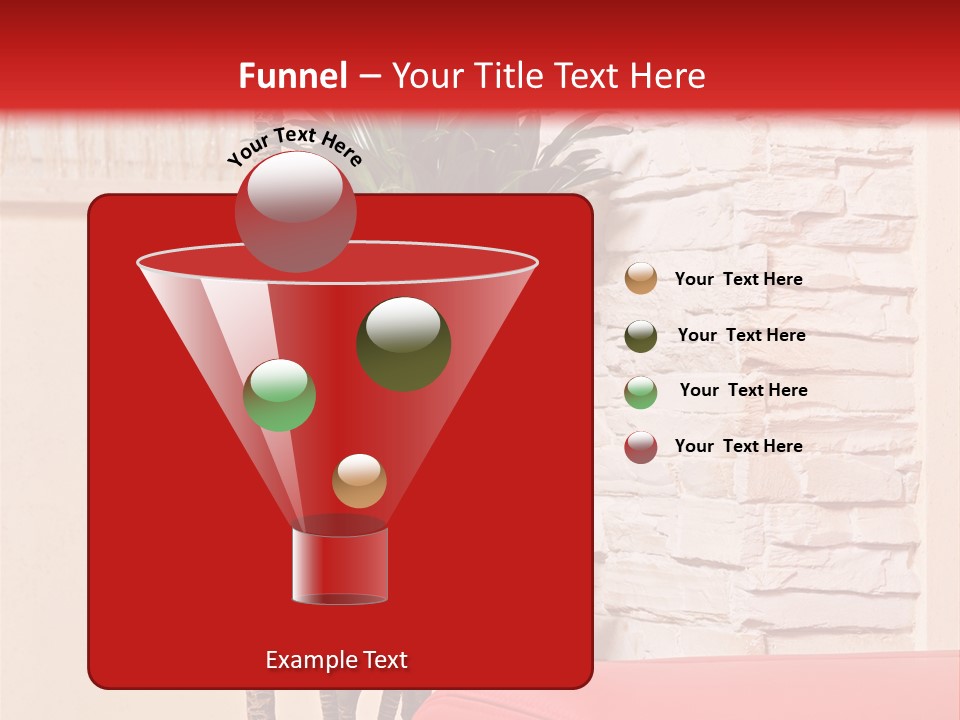 Girl Happiness Cartoon PowerPoint Template