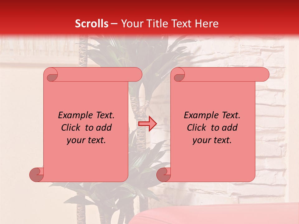 Girl Happiness Cartoon PowerPoint Template