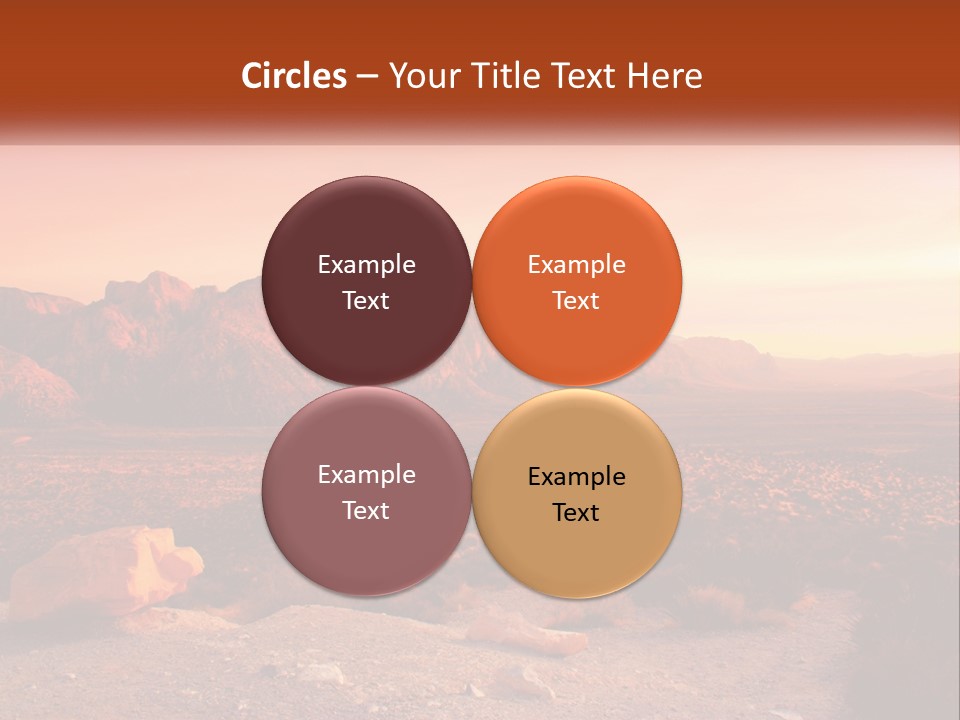 Chocolate Postage Star PowerPoint Template