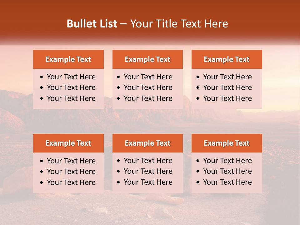 Chocolate Postage Star PowerPoint Template