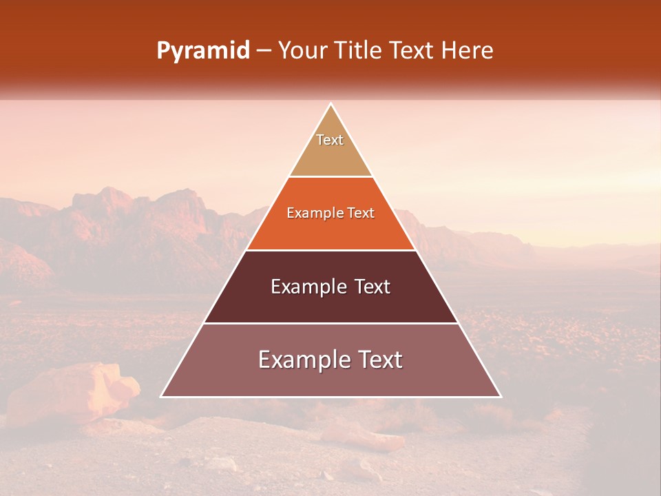 Chocolate Postage Star PowerPoint Template