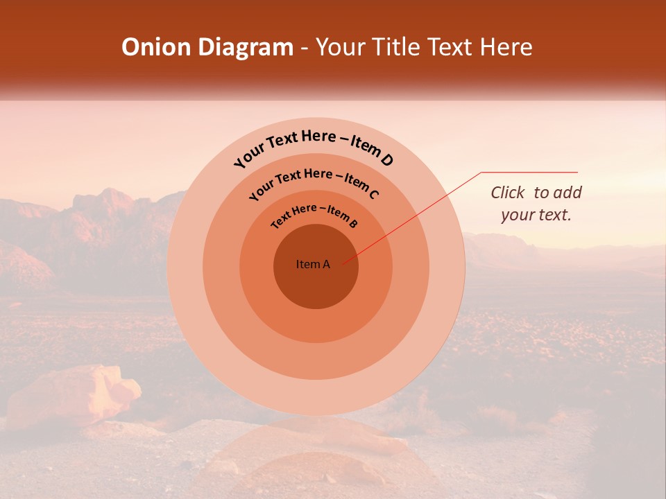 Chocolate Postage Star PowerPoint Template