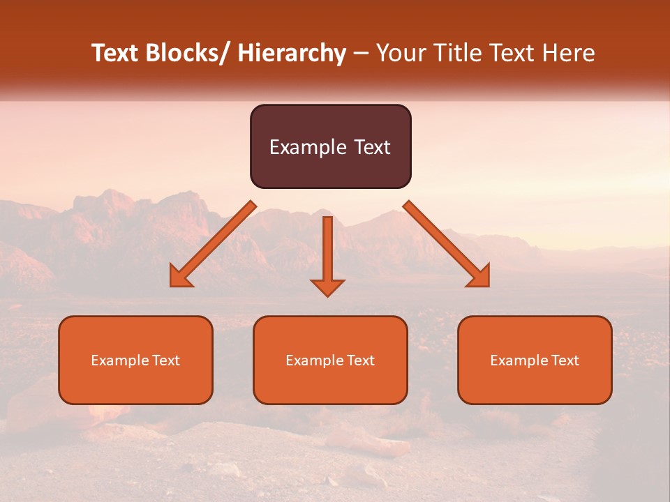 Chocolate Postage Star PowerPoint Template
