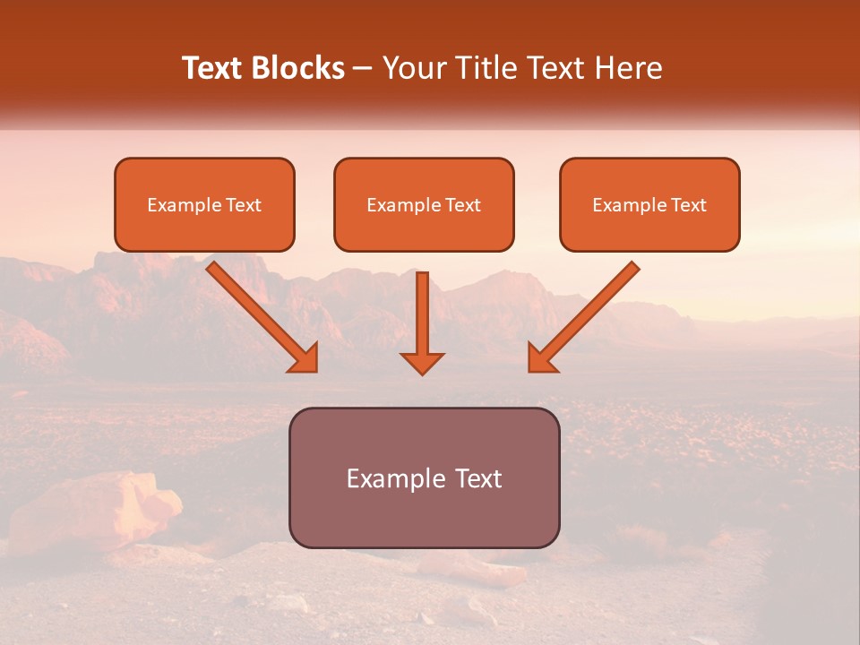 Chocolate Postage Star PowerPoint Template